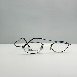 Bronzini Eyeglasses Eye Glasses Frames 53 Gunmetal 46-20-140